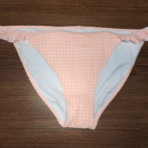 Aerie seersucker ruffled bikini bottoms NEW